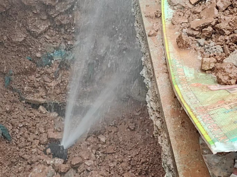 蓬江地区消防水管漏水检测定点开挖